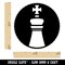 Chess Piece White King Self-Inking Rubber Stamp for Stamping Crafting Planners